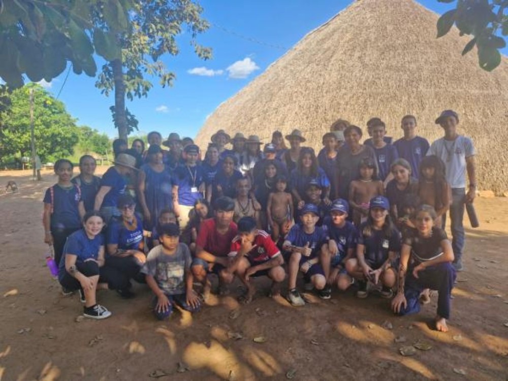 Alunos da Rede Municipal participam de Dia de Campo-Encontro de Culturas no Parque Indígena do Xingu