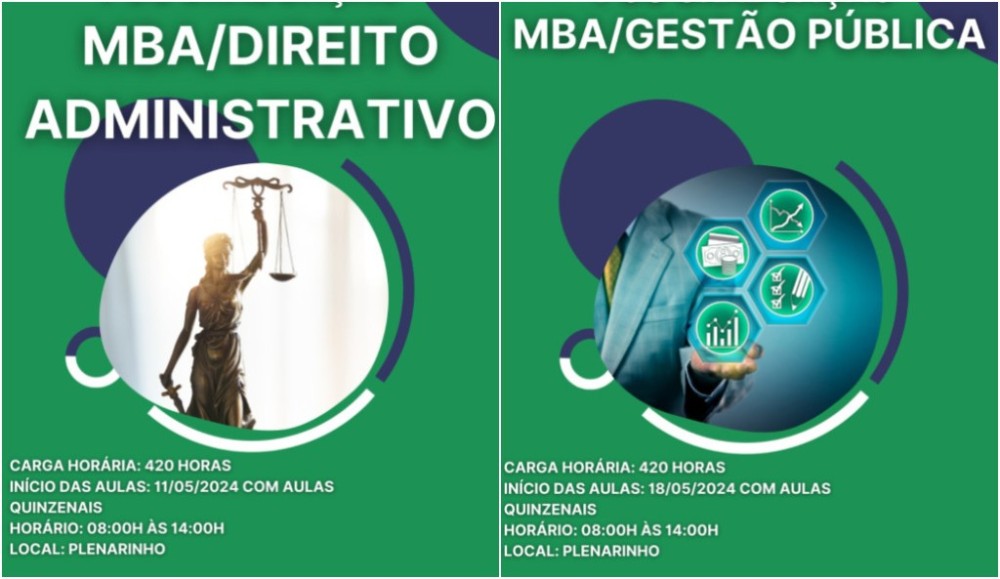Servidores públicos municipais podem fazer pós-graduação em Direito Administrativo e Gestão Pública; veja como se inscrever 