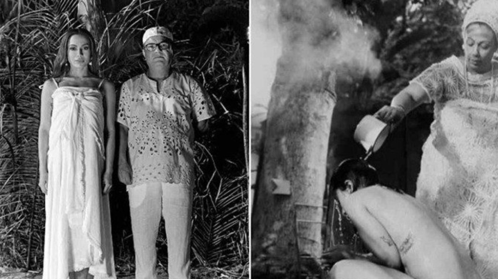 Anitta abre álbum de fotos em terreiro de candomblé e anuncia clipe de música: ‘