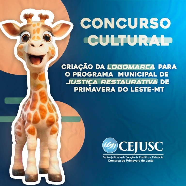 Primavera do Leste realiza concurso cultural para escolha da logomarca da Justiça Restaurativa