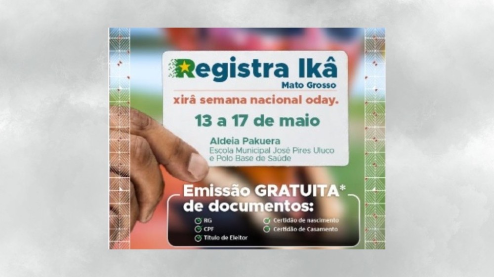 Justiça Eleitoral de Mato Grosso participa da campanha nacional Registre-se