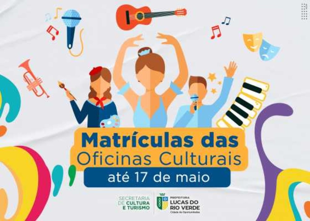 Oficinas Culturais estão com novas vagas abertas até sexta-feira (17)