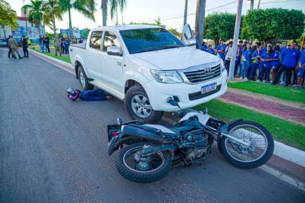 Simulação de acidente de trânsito marca ações do 