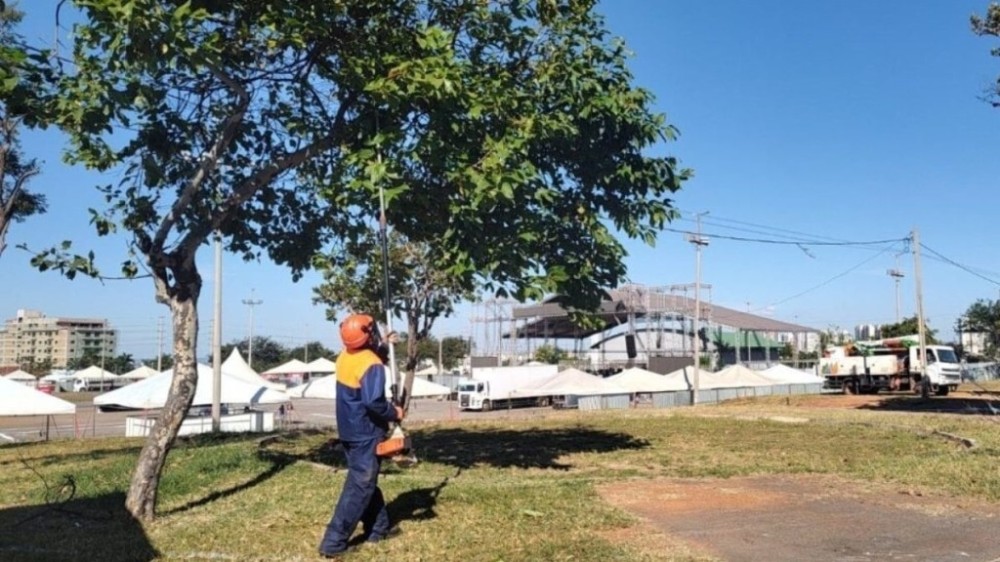Manutenções preparam Taguaparque para celebração de Pentecostes
