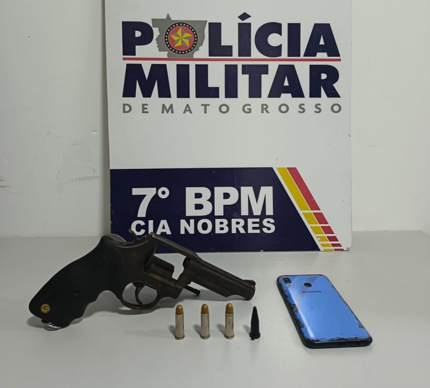 Faccionados são detidos em flagrante pela Polícia Militar com arma de fogo e munições
