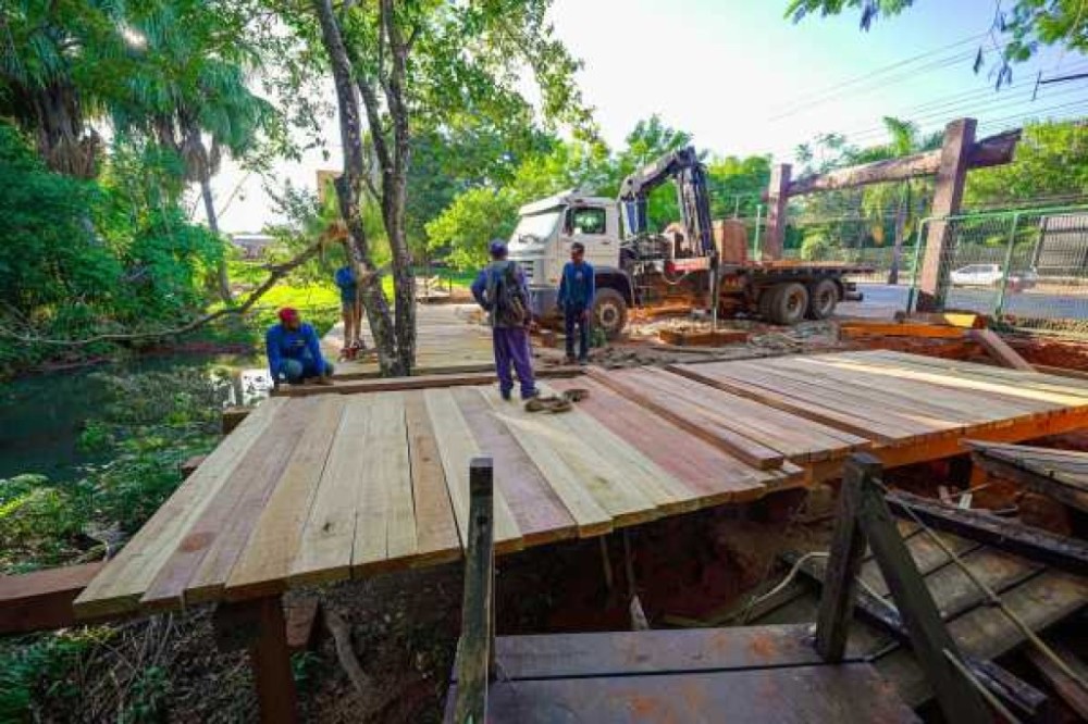 Município inicia obras de melhorias no Parque dos Buritis