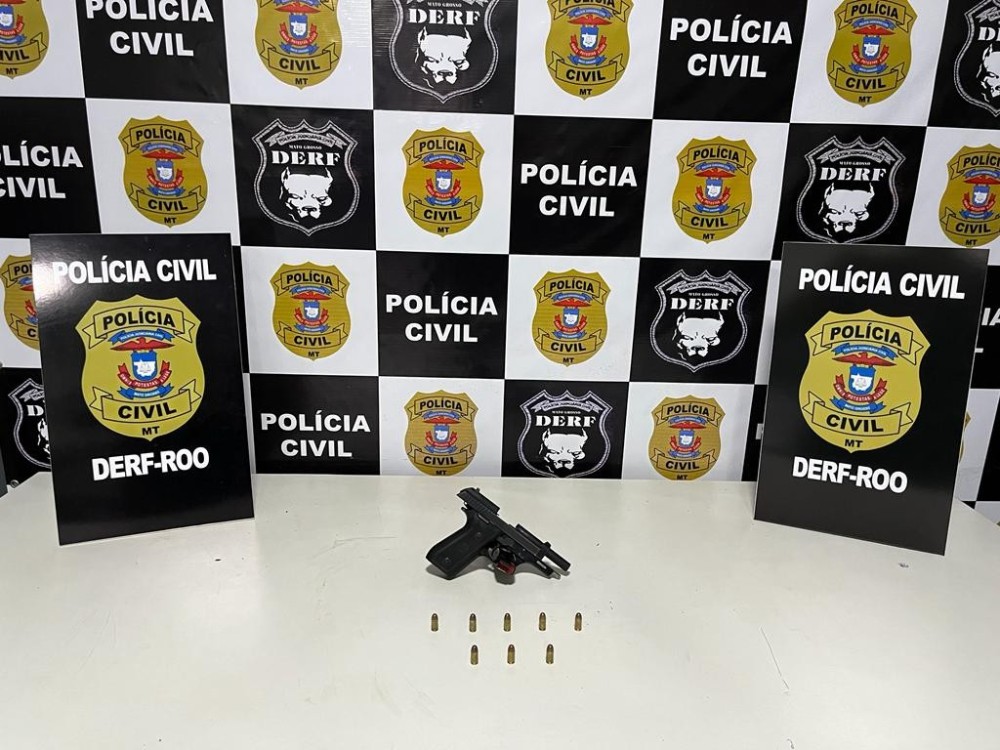 Autor de roubo a loja é preso em flagrante com arma que foi furtada em Tocantins
