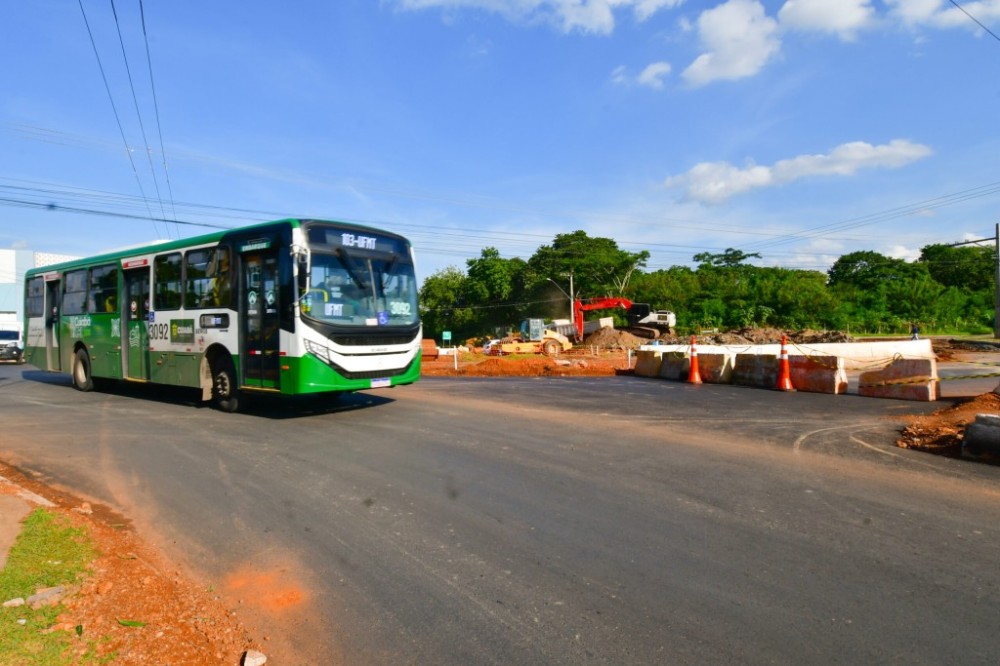 ALERTA: Rotatória que dá acesso a Barão de Melgaço é bloqueada para segunda etapa de obras de readequação em Cuiabá 