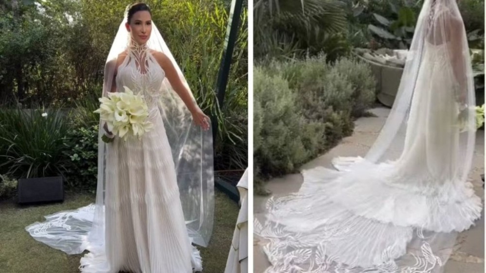 Noiva brasileira usa primeiro vestido do mundo feito com impressora 3D