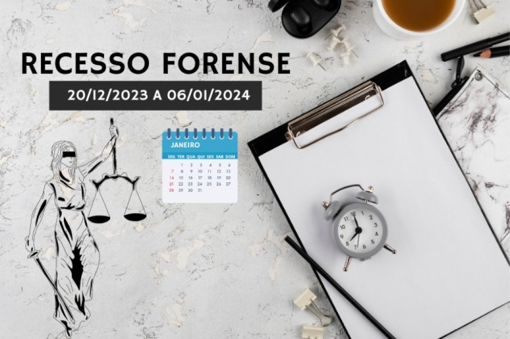Recesso forense no MPMT vai de 20 de dezembro a 6 de janeiro