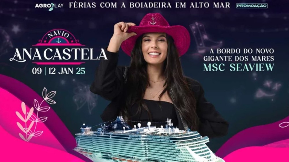 Navio da Ana Castela terá Gustavo Mioto, João Gomes e Zé Neto e Cristiano: ”janeiro’