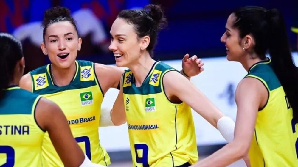 Brasil bate a Holanda pela Liga das Nações feminina de vôlei