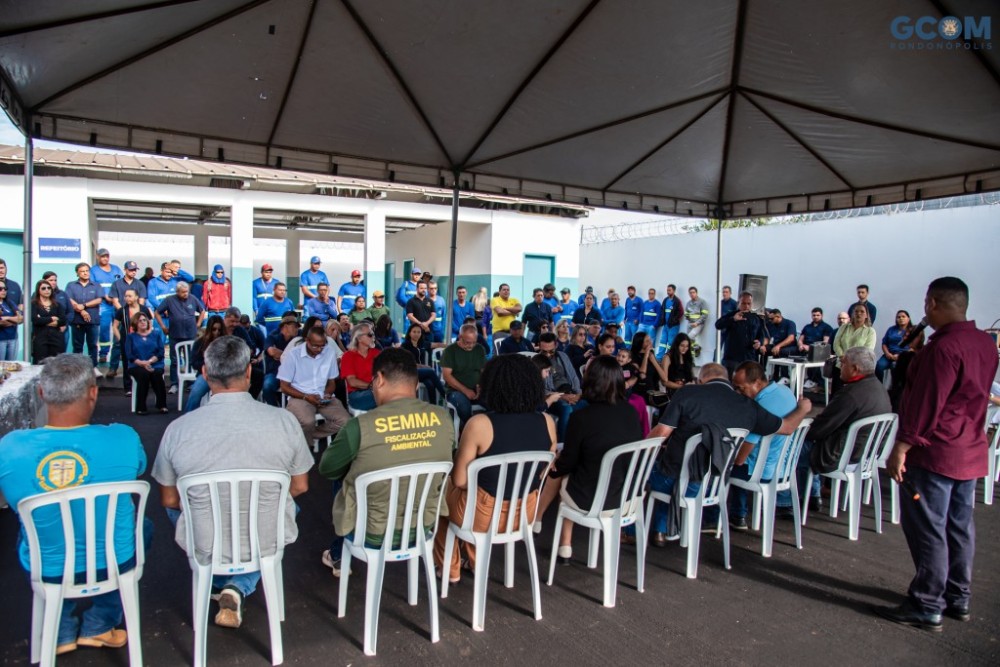 Prefeitura inaugura ‘Almoxarifado Central’ do Sanear no Parque Universitário