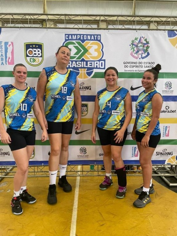 Equipe ASB de Sorriso conquista 4ª posição do Brasileiro de Basquetebol 3x3