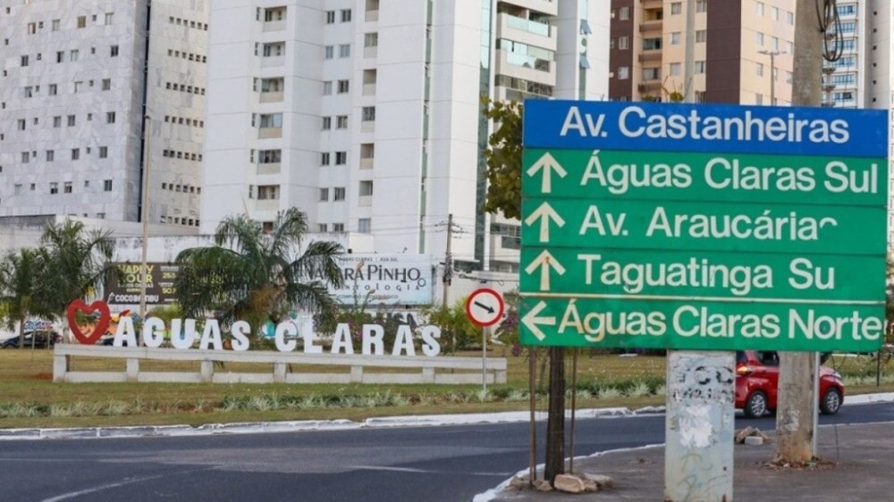 Águas Claras ganha letreiro em homenagem à cidade