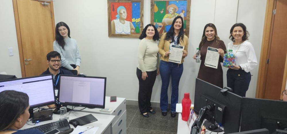 Daje e Núcleo de Sustentabilidade realizam blitz de sustentabilidade na Corregedoria