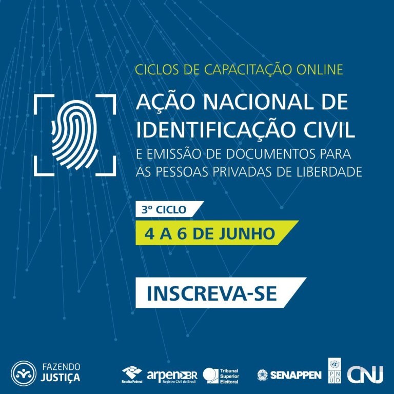 CNJ capacita servidores em identificação civil e emissão de documentos para recuperandos