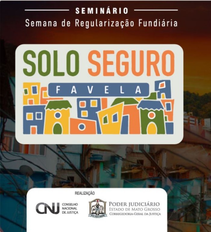Seminário virtual Solo Seguro trará debate sobre núcleos informais e favelas