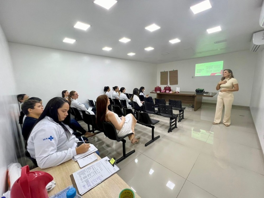 Hospital Regional de Sinop realiza qualificação sobre aleitamento materno para trabalhadoras