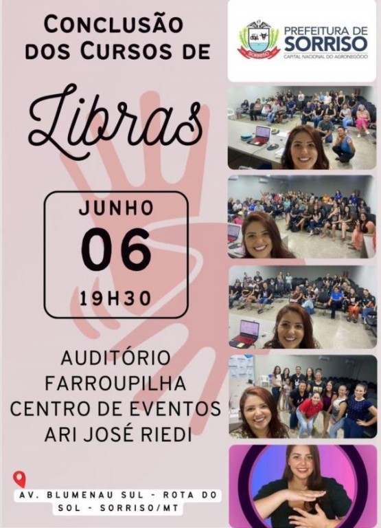 Curso de Libras certifica 100 alunos em solenidade de encerramento do 1º semestre