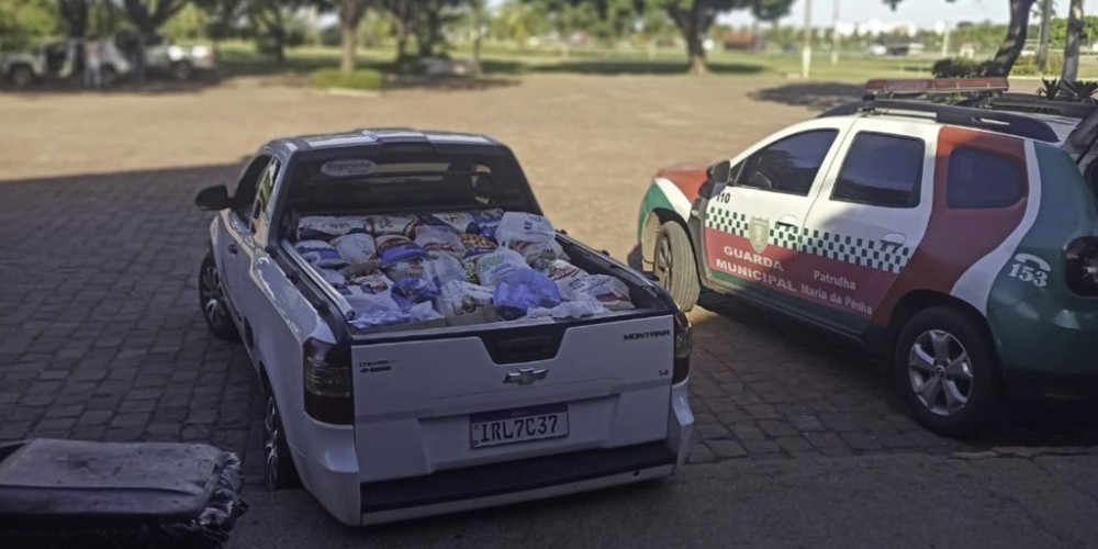 Guarda Municipal entrega 1,5 tonelada de alimentos arrecadados para desabrigados do Rio Grande do Sul