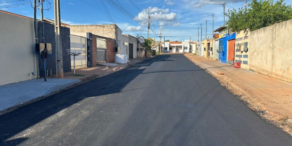 Paiaguás recebe 5,5 km de asfalto novo e 17,7 km recapeamento de ruas e avenidas