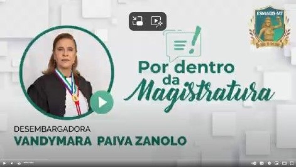 Desembargadora Vandymara Zanolo é a próxima entrevistada do programa Magistratura e Sociedade