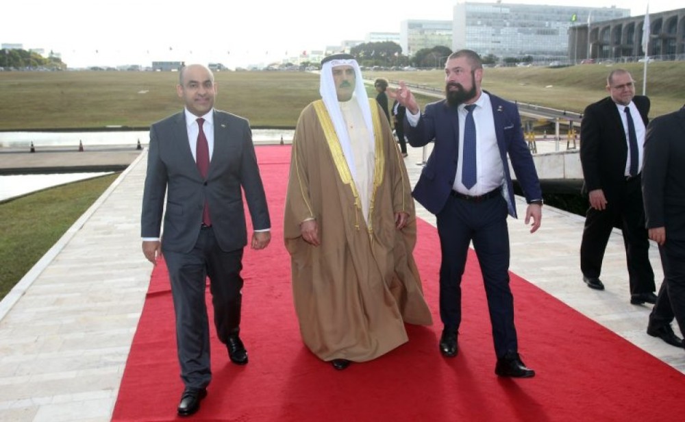 Lira recebe visita oficial do presidente do Conselho de Representantes do Bahrein