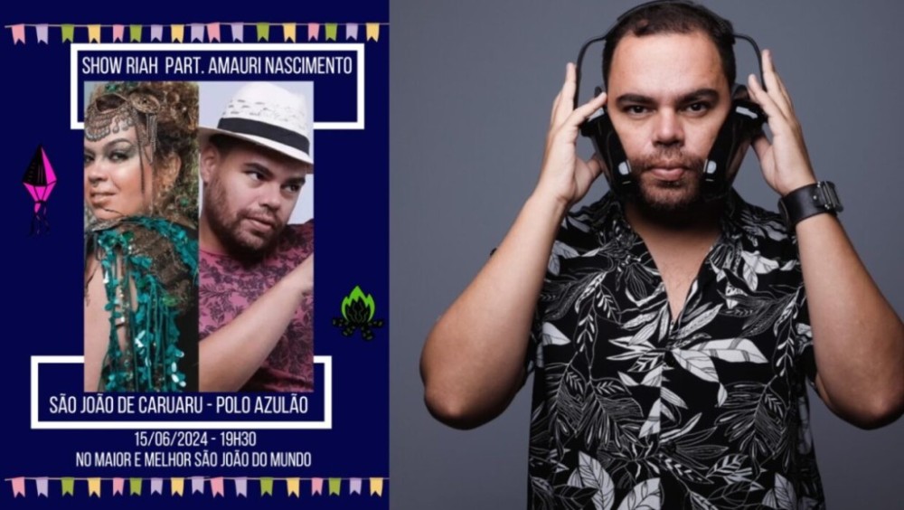 Amauri Nascimento é o convidado de RIAH no São João de Caruaru