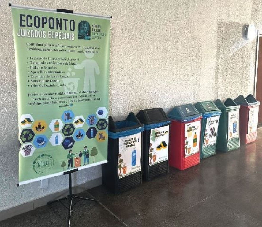 Ecoponto no Complexo dos Juizados Especiais será inaugurado na Semana Nacional dos Juizados
