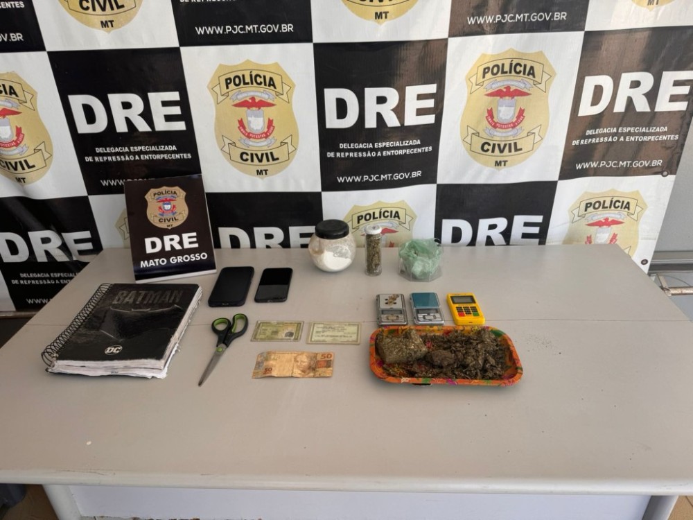 Ações de combate ao tráfico doméstico fecham bocas de fumo em Cuiabá e Várzea Grande