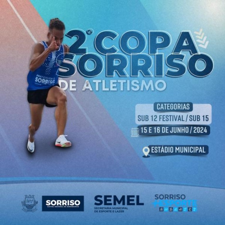Semel promove II Copa Sorriso de Atletismo neste fim de semana