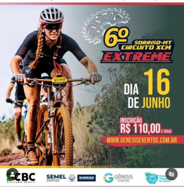 Sorriso reunirá mais de 300 atletas no 6.º Extreme Sorriso Circuito XCM