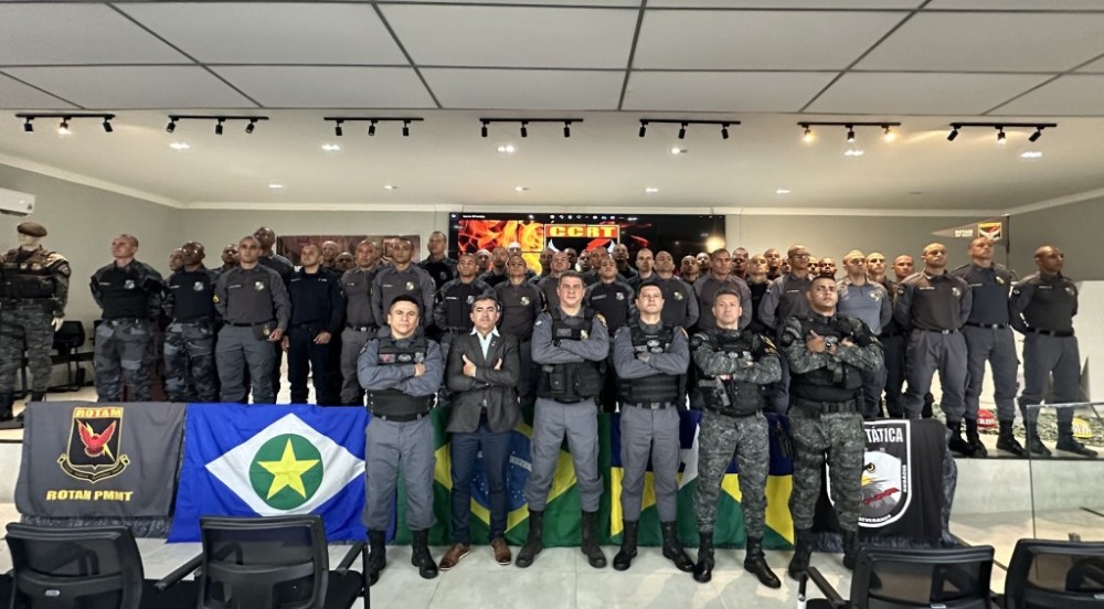 Polícia Militar inicia 26ª turma no Curso de Capacitação Rotam em Cuiabá