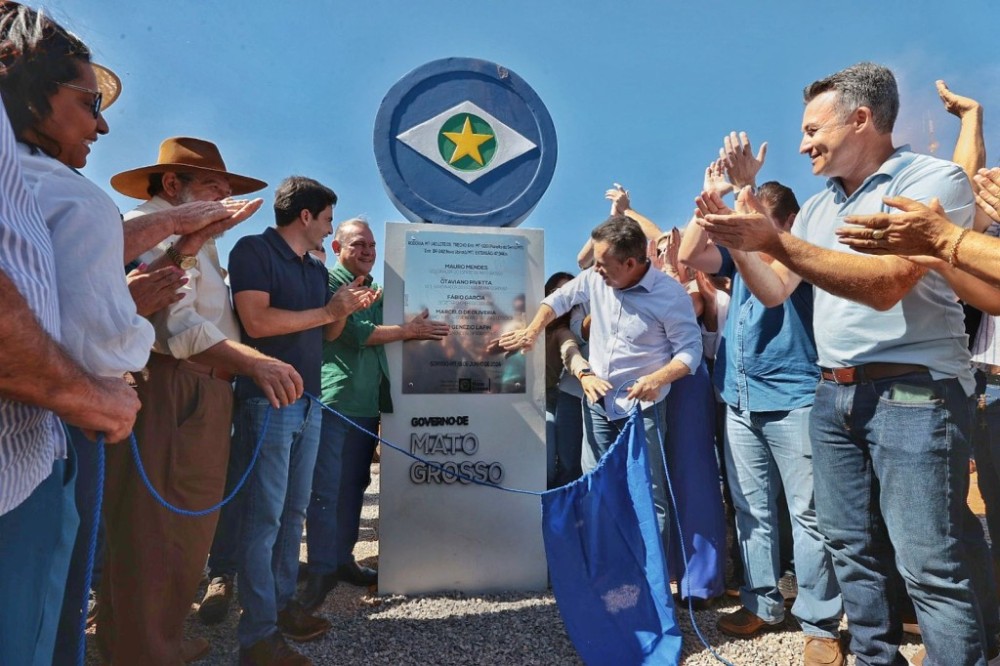 Governo de MT entrega 281 km de asfalto novo da MT-140: 