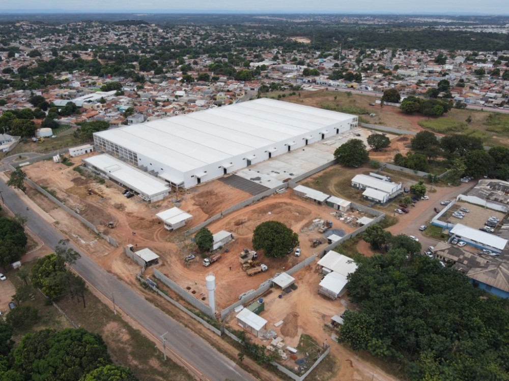 Obra do Centro Logístico de Abastecimento e Distribuição está 80% construída