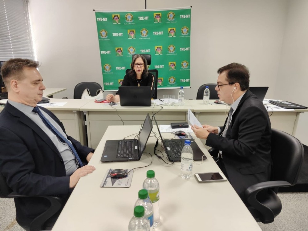 Sessão plenária do TRE-MT é transmitida diretamente do cartório de Barra do Garças