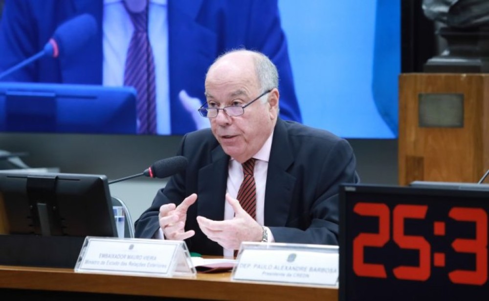 Ministro das Relações Exteriores participa de audiência na Câmara nesta quarta
