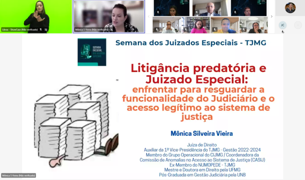 Juizado Ambiental e Litigância Predatória são debatidos na Semana Nacional dos Juizados Especiais