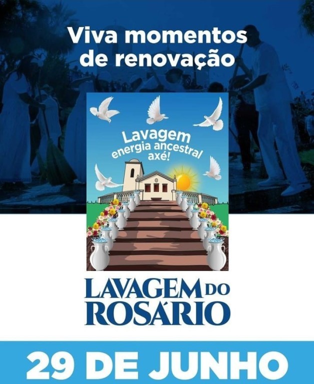 Prefeitura é parceira do ato de lavagem das escadarias da Igreja do Rosário e São Benedito; evento será no sábado (29)