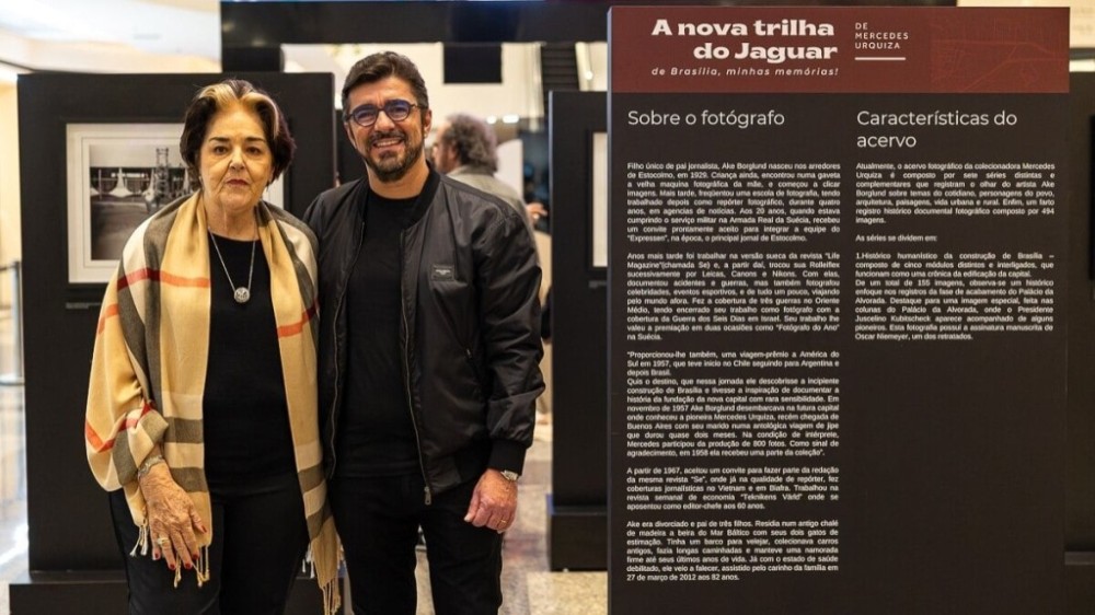 Mercedes Urquiza e Celso Junior celebram Brasília em exposição fotográfica