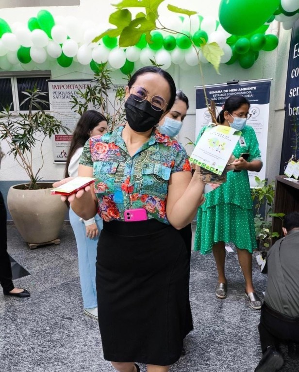 Programa Verde Novo distribui mudas em hospital de Cuiabá