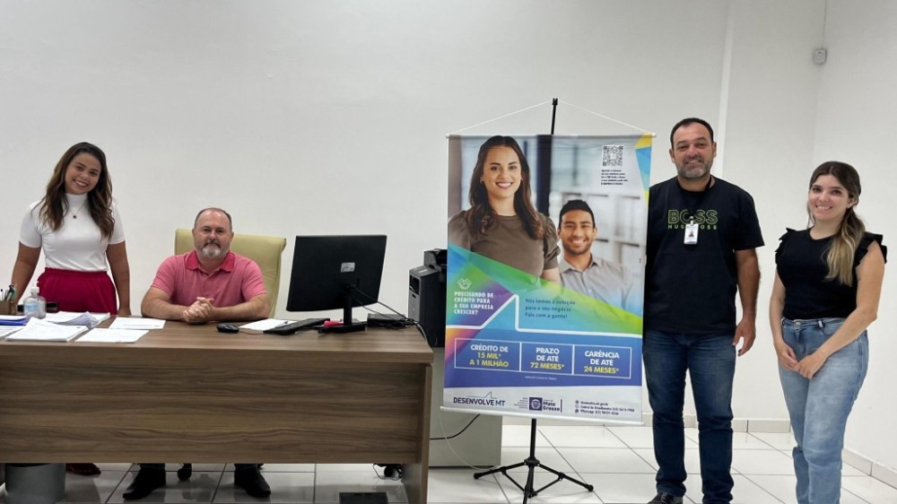 Parceria da Desenvolve MT com municípios fortalece empreendedorismo no interior do Estado