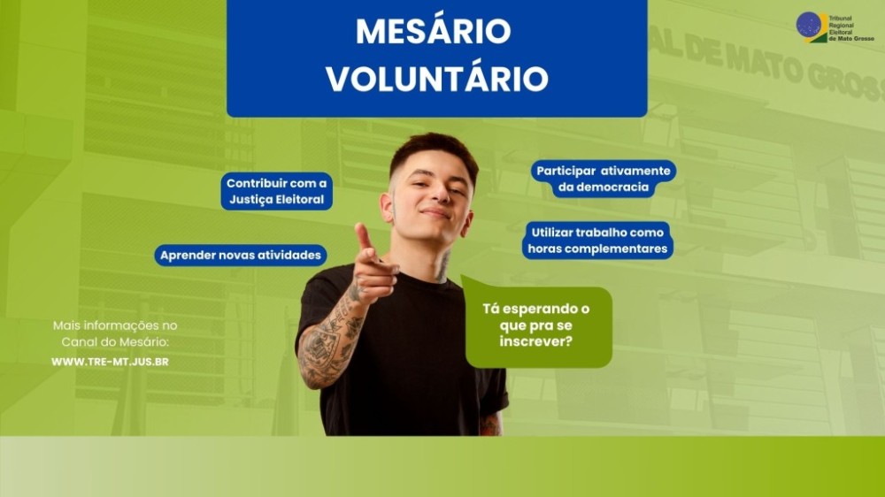 Parceria com faculdades de Primavera do Leste viabiliza projeto Mesário Voluntário