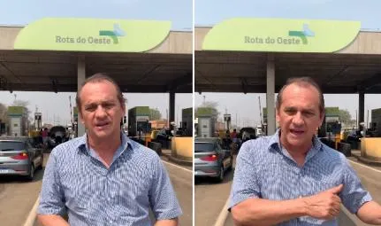 Sem dinheiro, deputado de MT é barrado em pedágio; 'situação constrangedora'
