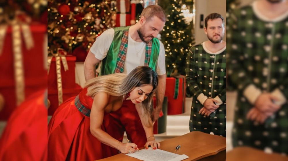 No natal, Thiago Nigro e Maíra Cardi se casam no civil: ‘Comunhão total de bens’