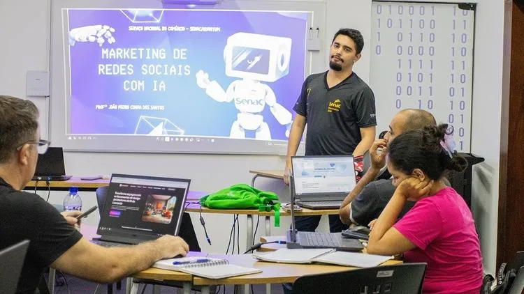 Aprenda a usar Inteligência Artificial na prática: Senac-MT oferece curso gratuito em Cuiabá e Rondonópolis
