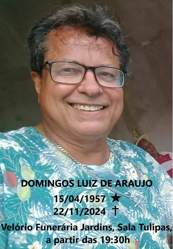 Prefeito e Primeira-Dama lamentam o falecimento do servidor público Domingos Luís de Araújo
