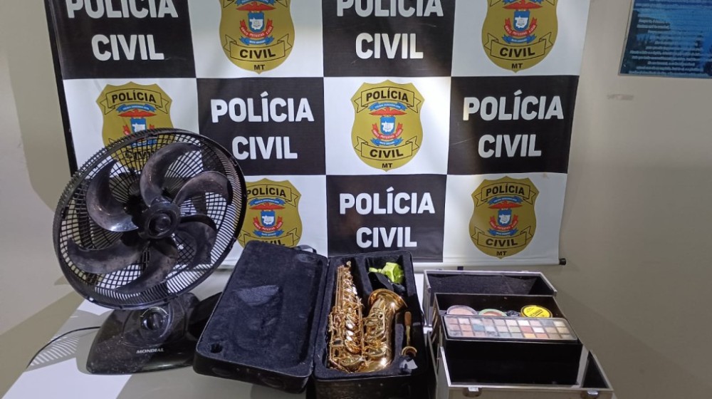 Polícia Civil recupera saxofone avaliado em R$ 8 mil que foi furtado em Cáceres