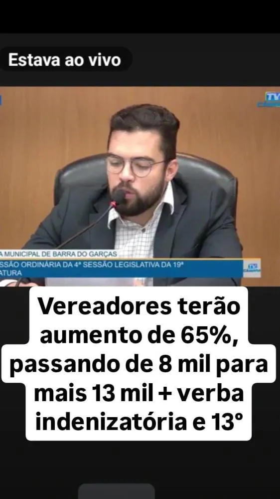 Papai Noel gordo em Barra do Garças - Câmara aprova reajuste de salário do prefeito para R$ 22 mil (mais de 100%) e 11 mil de VI